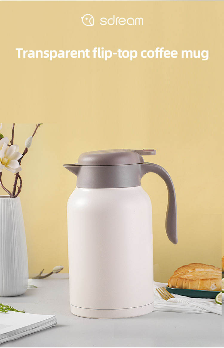 Vacuum Coffee Pot Sublimation Stainless Steel Thermal Coffee - Main Image