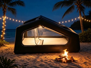 Abri de camping <span class=keywords><strong>gonflable</strong></span> d'extérieur, portable, imperméable, pour une personne, avec fenêtre transparente pour le camping et la randonnée - Product Image 5