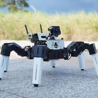 Robot Hexapod Muto S2 18DOF Pengenal Visual AI dengan Servo Bus 35KG dan Baterai Kapasitas Besar 9900mAH untuk Raspberry Pi 5