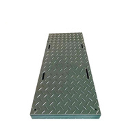 Tapis de protection temporaire pour le sol 4x8 en HDPE pour la mobilité des engins lourds, plateforme de chantier, projet d'ingénierie géotechnique