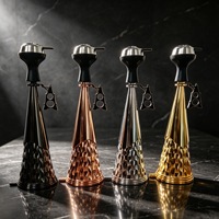 Chicha de Noël 2026 au design exquis, style allemand, unique, or et argent