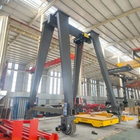 Grúa Pórtico Móvil de Una Viga con Ruedas de Goma de Alta Eficiencia, 2tuo-300ton, Elevación de 50m, Control Remoto Inalámbrico, Motor Prefabricado