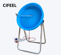 Séparateur d'or rotatif portable de haute qualité, équipement minier spiralé, concentrateur à bol bleu en plastique pour mines d'or