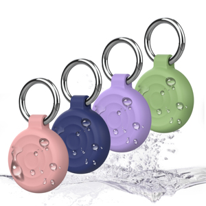 Oem/ODM <span class=keywords><strong>Silicone</strong></span> trường hợp không thấm nước cho trẻ em Dog Pet Keychain chủ với airtag điện thoại di động trường hợp - Product Image 1