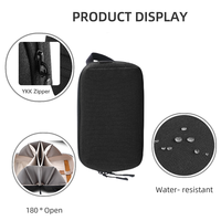 Housse de rangement pour câbles en tissu de voyage avec fermeture éclair, étanche, antichoc, anti-poussière, durable, pour appareils électroniques numériques, organiseur de gadgets USB