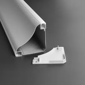 Pabrik disesuaikan sudut menginstal saluran aluminium profil sudut LED Linear aluminium profil lampu Strip cuci