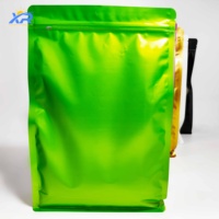 Sacs d'emballage personnalisables anti-humidité à fermeture éclair, en BOPP+MPET+PE, imprimés en héliogravure, scellés sur huit côtés, pour aliments