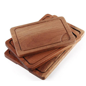 Set <span class=keywords><strong>di</strong></span> 3 Taglieri Quadrati in Legno <span class=keywords><strong>di</strong></span> Ebano Naturale Ecologico, Riutilizzabili e Resistenti, Spessore 1,5 cm - Product Image 1