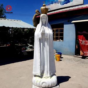 Statue <span class=keywords><strong>de</strong></span> l'Ange <span class=keywords><strong>de</strong></span> la Paix <span class=keywords><strong>de</strong></span> Fatima en marbre grandeur nature pour jardin extérieur - Product Image 5