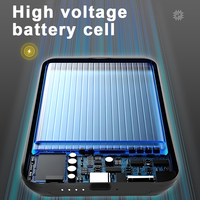 Vente flash : Power bank magnétique personnalisé avec logo lumineux LED, chargeur sans fil rapide 15W, 5000mAh