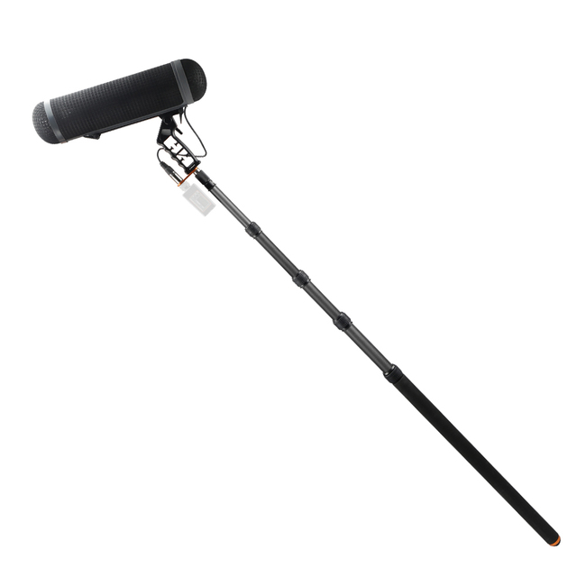 E-IMAGE BPMK2 Large Shotgun Microphone Boompole Shock Mount & Windshield Kit with Protective Safety Case
