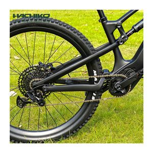 Bicicleta eléctrica clásica de suspensión completa de 29 "2024, bicicleta de montaña eléctrica de fibra de carbono para adultos, peso ligero, <span class=keywords><strong>Enduro</strong></span> Bafang Mid Drive - Product Image 5