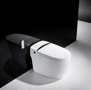 Toilette de salle de bain automatique intelligente et intelligente, durable, toilette à chasse sèche en céramique d'une seule pièce - Product Image 5