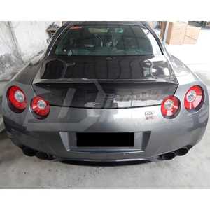 สินค้าในสหรัฐอเมริกา |   จัดส่งรวดเร็ว |   ฝากระโปรงท้ายคาร์บอนไฟเบอร์ทรง Duck Bill สำหรับ Nissan GTR R35 ปี 2008-2023 ผิวเงา - Product Image 3