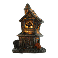 O-top Grace — maison en or matelassé pour halloween, nouvelle collection, avec une citrouille légère, décoration, pendule avant noël