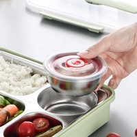 Plaques en acier inoxydable 304, avec couvercle et vaisselle, garde au chaud des aliments