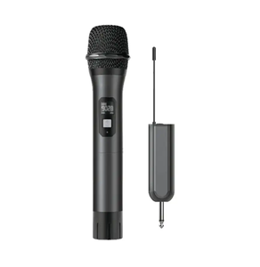 UHF kablosuz mikrofon kayıt Karaoke el <span class=keywords><strong>MIC</strong></span> ile şarj edilebilir lityum pil alıcı için sahne şarkı hoparlörler - Product Image 1