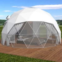 Tente ronde transparente claire d'igloo en dehors d'igloo en verre d'igloo extérieur à vendre