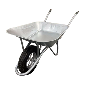 Carretilla de Metal Resistente WB6400 con Capacidad de 65L, Ruedas Neumáticas y Mango de Acero para Construcción - Product Image 6