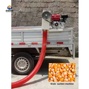 Máquina de succión de grano de maíz y arena para uso doméstico, transportador de tornillo de barrena flexible en polvo, CW