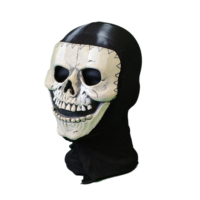 Crâne réaliste fantôme masque tactique Call of Duty Cosplay tête complète Latex casque Halloween jeu Ghostface Latex masque