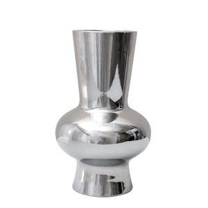 <span class=keywords><strong>Vase</strong></span> à fleurs en céramique de luxe, style nordique, galvanoplastie, argent, or, <span class=keywords><strong>vase</strong></span> de <span class=keywords><strong>pampa</strong></span> lisse pour décoration de bureau et de maison - Product Image 5