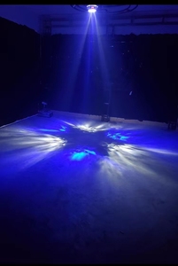 Design moderne Lumière LED mobile à 6 têtes Yeux d'abeille Motif d'eau magique Animation Vague Cristal Scène pour Restaurant Bar Island Club - Product Image 5