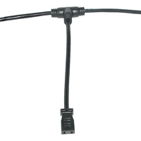 Câble de connecteur de distribution étanche M15 2 broches de type T, fil de connexion en T 2 broches pour ventilateur de refroidissement
