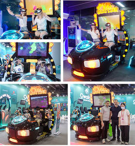 Simulador de Juegos de Realidad Virtual Owatch <span class=keywords><strong>VR</strong></span> Arcade, Máquina de Juegos <span class=keywords><strong>VR</strong></span> <span class=keywords><strong>Beat</strong></span> Star de 2 Asientos, Equipo de Entretenimiento de Realidad Virtual 9D para Centros Comerciales - Product Image 3