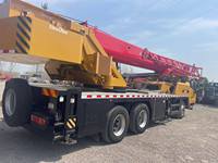 Grue mobile Sany STC250S STC250C5-8 d'occasion en excellent état, 25 tonnes, montée sur camion 4x4, flèche hydraulique, hauteur de levage 25m