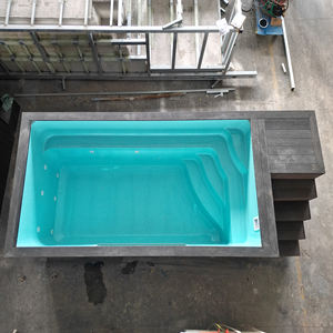 Piscina Elevada de Madera y Fibra de Vidrio WPC para Exteriores, Paisajismo, Fácil de Instalar, Piscina Pequeña y Grande, Piscina con Marco - Product Image 6