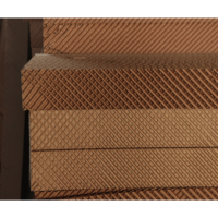 Système de ventilation et de refroidissement pour poulailler, coussin de refroidissement en papier kraft avec revêtement noir pour élevages de bétail