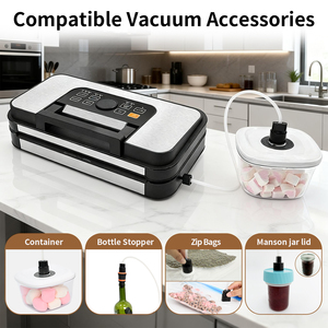 Selladoras <span class=keywords><strong>de</strong></span> Alimentos al Vacío OEM -95kPa con Mango <span class=keywords><strong>de</strong></span> Cierre Fácil, Ideales para la Conservación <span class=keywords><strong>de</strong></span> Alimentos Secos, Húmedos y Húmedos+, Selladora <span class=keywords><strong>de</strong></span> Vacío Comercial - Product Image 5