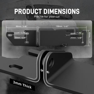 Cerradura de Puerta Trasera BEVINSEE, Protección Antirrobo para Puerta Trasera de Coche, para Jumper Relay Boxer X250 X290 Roof Camper, para Fiat <span class=keywords><strong>Ducato</strong></span> - Product Image 2