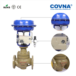 Điều Chỉnh 4-20mA Van Điều Khiển WCB Mặt Bích Van Điều Khiển Khí Nén Spring Return - Product Image 6