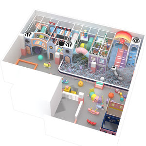 Betta Indoor Playground Soft Play Center para niños Slide Trampoline Ball Pits Steel Ball Pool Niños pequeños Tipo al aire libre - Product Image 4