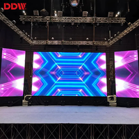 NovaStar hd smd location led écran d'affichage intérieur p3.91 p3 led panneaux muraux moulage sous pression en aluminium cadre led dj booth