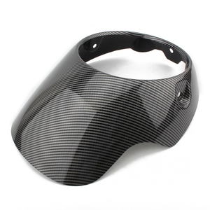 RACEPRO moto carenatura del faro Cafe Racer 8 pollici copertura del parabrezza per Honda Yamaha Victory Ducati Monster Bobber Chopper - Product Image 4