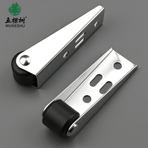 Rouleau de support de bas de porte Wukeshu en acier plaqué antirouille à usage général - Product Image 1