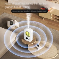 Diffuseur de parfum automatique domestique intelligent avec fonctions d'humidification et de minuterie, pulvérisation intelligente, version rechargeable pour toilettes