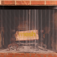 Écran de protection de cheminée en acier inoxydable tressé, robuste, panneau en maille haute résistance pour foyers d'intérieur hivernaux