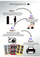 Cabina de Fotos DSLR Yixile en Oferta, Cabina de Fotos de Estilo Retro de Autoservicio para Centros Comerciales