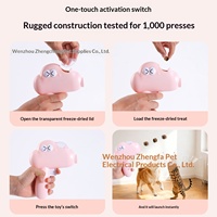 Lanceur de friandises lyophilisées interactif pour chats et chiens (style sport en plastique ABS)