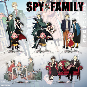 ขายส่งสแตนดี้อะคริลิค SPY FAMILY ขนาด 16 ซม. 100 แบบ พิมพ์สองด้าน HD สั่งทำได้ รูปภาพอันยา ยอร์ สำหรับตกแต่งโต๊ะ - Product Image 4
