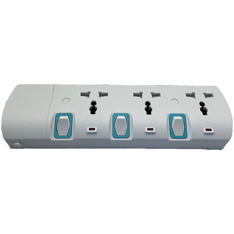 New Style Extension Socket Six-pin 13a Socket and 6 Switch the Length Can Be Customized for Home