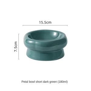 Bols <span class=keywords><strong>pour</strong></span> animaux de compagnie <span class=keywords><strong>pour</strong></span> chats Produits de luxe <span class=keywords><strong>pour</strong></span> animaux de compagnie Bols doubles réglables de luxe Ne pas déborder Bols artisanaux en céramique uniques - Product Image 6
