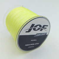 Ligne de pêche JOF4 PE tressée 100m, résistante, 8 couleurs, directement des fabricants, pour la pêche en rivière, lac et ruisseau