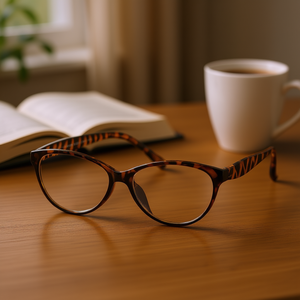 Gafas de Lectura Acumed +1.00 con Montura Ojo de Gato y Lentes Tóricas, Equipo para el Cuidado de la Visión - Product Image 3