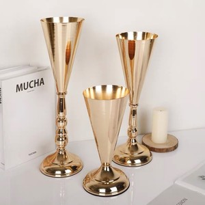 Table Centerpieces Metal <strong>Flower</strong> <strong>Vase</strong> Stands for Wedding <strong>Flower</strong> Decorations - Product Image 5