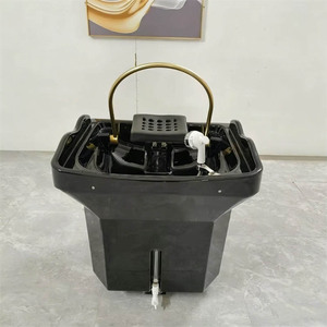 Bac <span class=keywords><strong>de</strong></span> <span class=keywords><strong>lavage</strong></span> et <span class=keywords><strong>de</strong></span> massage mobile pour salon <span class=keywords><strong>de</strong></span> coiffure, avec rangement, pour spa capillaire portable - Product Image 5